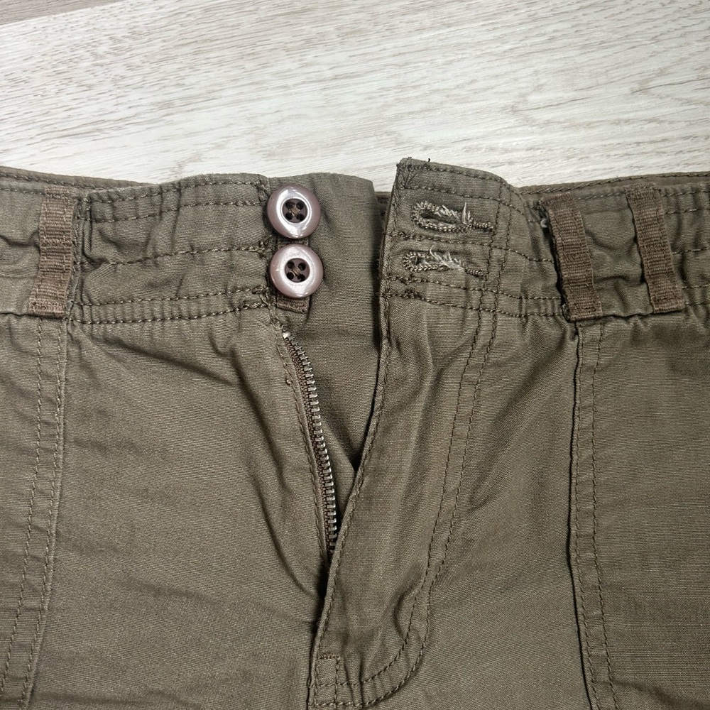 Army Green Cargo Skirt - Picture 2 of 6